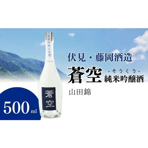 ふるさと納税 日本酒 純米吟醸酒 京都府 京都市 藤岡酒造 蒼空 純米吟醸酒・山田錦 500ml 1本|伏見 純米吟醸酒 人気[ 爽やかで優しい味わい 京都 純米吟醸 …