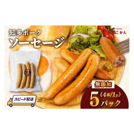 ふるさと納税 肉 ソーセージ 愛知県 常滑市 知多ポーク 無添加ソーセージ 1パック4本入り×5パック|ソーセージ ウインナー 無添加 豚肉 ブランド豚 自社ブ…