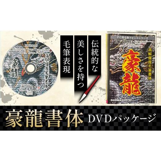 ふるさと納税 雑貨・日用品 DVD 鹿児島県 さつま町 毛筆 書体 フォント DVD 高解像度書体 豪龍書体 [30日以内に出荷予定(土日祝除く)] 株式会社昭和書体 PC …