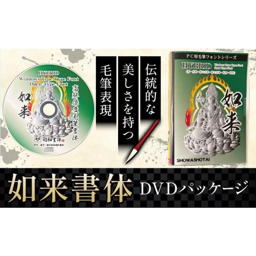 ふるさと納税 雑貨・日用品 DVD 鹿児島県 さつま町 毛筆 書体 フォント DVD 高解像度書体 如来書体 [30日以内に出荷予定(土日祝除く)] 株式会社昭和書体 PC …