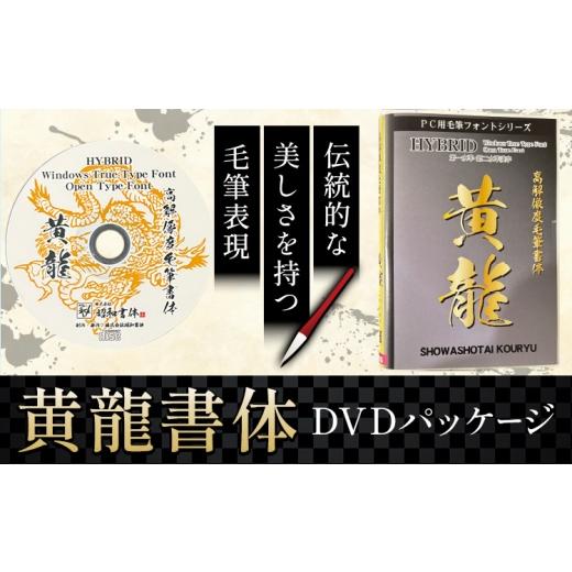 ふるさと納税 雑貨・日用品 DVD 鹿児島県 さつま町 毛筆 書体 フォント DVD 高解像度書体 黄龍書体 [30日以内に出荷予定(土日祝除く)] 株式会社昭和書体 PC …