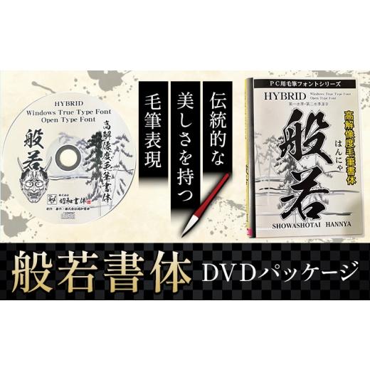 ふるさと納税 雑貨・日用品 DVD 鹿児島県 さつま町 毛筆 書体 フォント DVD 高解像度書体 般若書体 [30日以内に出荷予定(土日祝除く)] 株式会社昭和書体 PC …