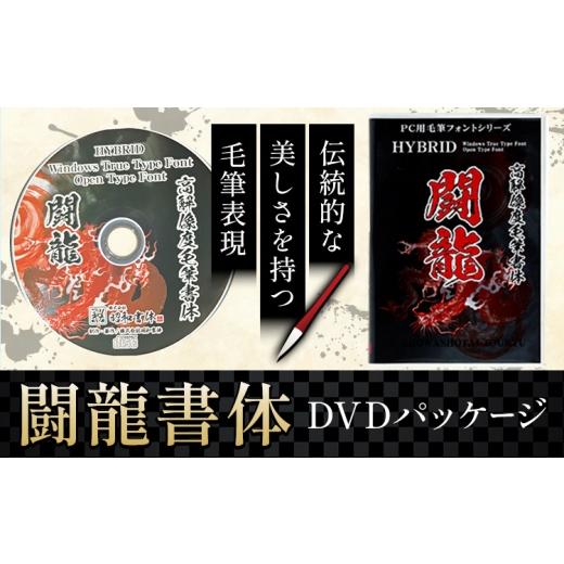 ふるさと納税 雑貨・日用品 DVD 鹿児島県 さつま町 毛筆 書体 フォント DVD 高解像度書体 闘龍書体 [30日以内に出荷予定(土日祝除く)] 株式会社昭和書体 PC …