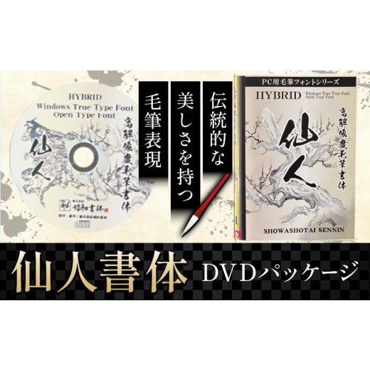 ふるさと納税 雑貨・日用品 DVD 鹿児島県 さつま町 毛筆 書体 フォント DVD 高解像度書体 仙人書体 [30日以内に出荷予定(土日祝除く)] 株式会社昭和書体 PC …