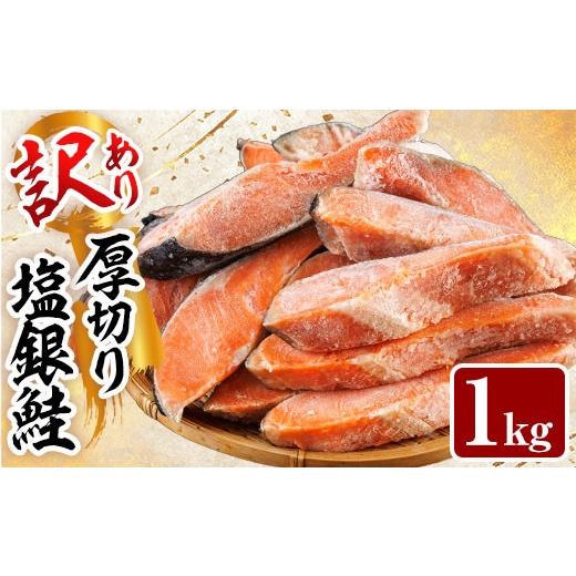 ふるさと納税 干物 宮崎県 門川町 訳あり 厚切り 塩 銀鮭 切り身(計1kg) 銀さけ しゃけ さけ サケ 切身 塩鮭 塩焼き 焼き魚 おかず お惣菜 簡易包装 冷凍 厚切…
