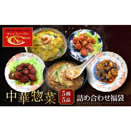 ふるさと納税 惣菜・レトルト 冷凍 京都府 京都市 チャイナノーヴァ 中華惣菜5種5品詰め合わせ福袋|台湾出身シェフ 本格中華 レビュー高評価 人気セット 中…