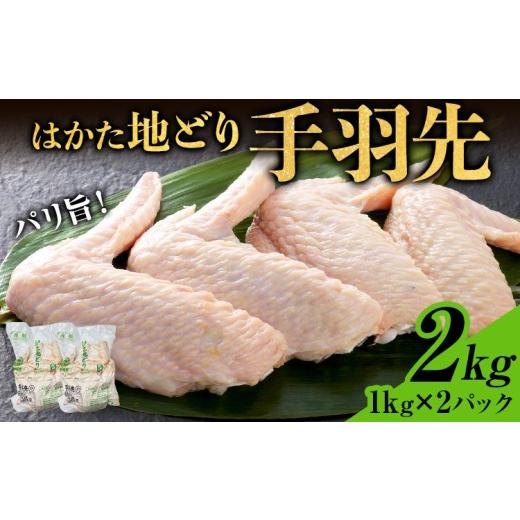 ふるさと納税 鶏肉 手羽 福岡県 田川市 はかた地どり 手羽先 2kg 1kg×2パック 福岡県産 地鶏 鶏肉 冷凍 国産 とり肉 唐揚げ からあげ 煮物 手羽 チキン 唐揚…