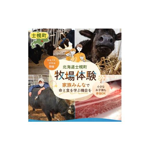 ふるさと納税 体験チケット 北海道 士幌町 体験型返礼品 牧場体験 ピザ作り体験 食育 親子 家族 子供 夏休み 日帰り 愛され和牛 命と食を学ぶ 北海道 十勝 士…