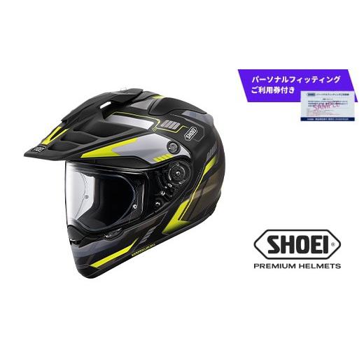 ふるさと納税 スポーツ・アウトドア 岩手県 一関市 SHOEI ヘルメット HORNET ADV INVIGORATE TC-3 (YELLOW/BLACK) マットカラー XXLサイズ パーソナルフィッ…
