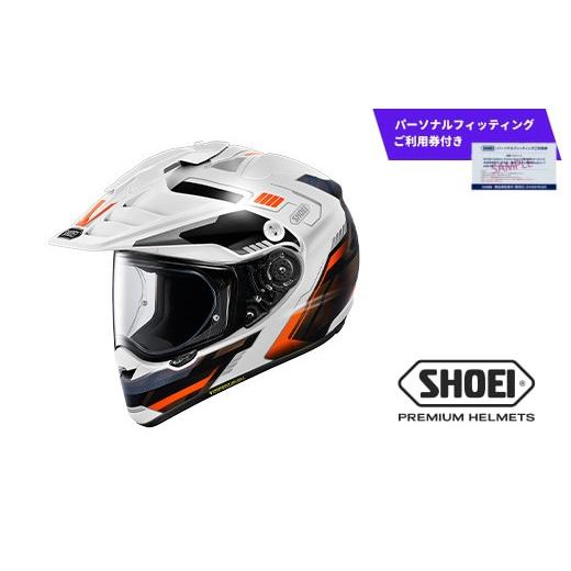 ふるさと納税 スポーツ・アウトドア 岩手県 一関市 SHOEI ヘルメット HORNET ADV INVIGORATE TC-8 (ORANGE/WHITE) Lサイズ パーソナルフィッティングご利用券…