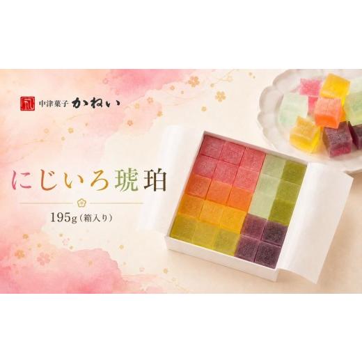 ふるさと納税 和菓子 生菓子 大分県 中津市 にじいろ琥珀 | 中津菓子かねい 和菓子 茶菓子 洋菓子 砂糖菓子 手作り お菓子 おやつ 半生菓子 寒天 デザート お…