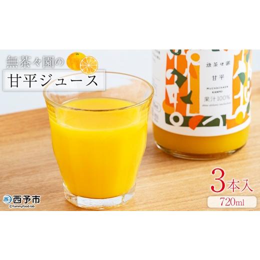 ふるさと納税 果汁飲料 みかん 愛媛県 西予市 無茶々園の甘平ジュース 720ml 3本 『1か月以内に順次出荷予定』柑橘 果物 オレンジ フルーツ ストレート 果汁1…