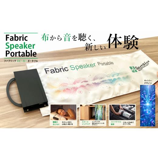 ふるさと納税 TV・オーディオ・カメラ 茨城県 つくば市 ファブリックスピーカー・ポータブル(サイバー)1台 スピーカー 音楽 枕 まくら タオル 日用品 家電 …