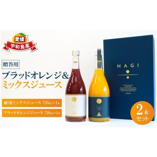 ふるさと納税 果汁飲料 みかん 愛媛県 宇和島市 贈答用 みかん ジュース ミックスジュース ブラッドオレンジジュース 720ml ×2本 NAGI FARM ストレート mikan…