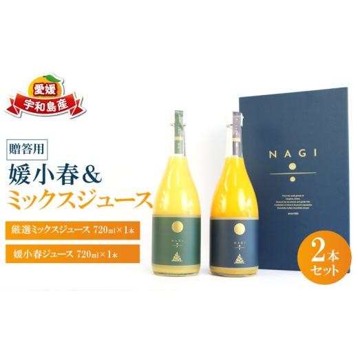 ふるさと納税 果汁飲料 みかん 愛媛県 宇和島市 贈答用 みかん ジュース ミックスジュース 媛小春ジュース 720ml ×2本 NAGI FARM ストレート mikan 果汁100% …
