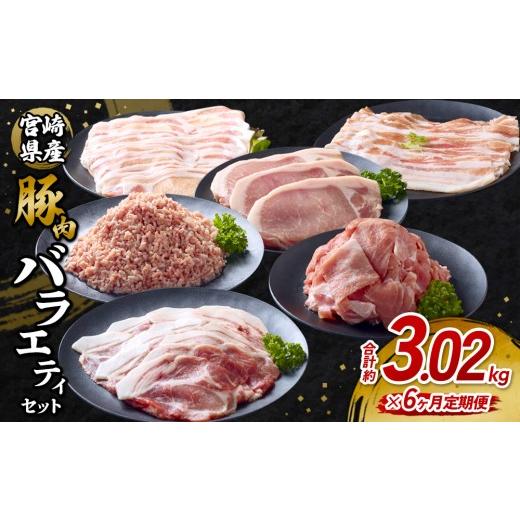 ふるさと納税 豚肉 バラ 宮崎県 えびの市 2026年11発送開始 6回定期便 豚肉 いもこ豚 5種盛り バラエティセット 3.02kg 2026年11月発送開始 定期便6回 いもこ…