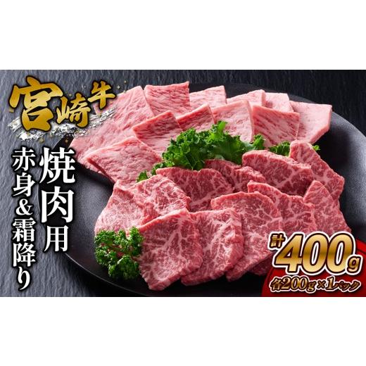 ふるさと納税 牛肉 モモ 宮崎県 えびの市 2026年8月発送 宮崎牛 焼肉セット(赤身&霜降り) 400g 真空パック 2026年8月発送 宮崎牛 焼肉セット(赤身&霜降り) …