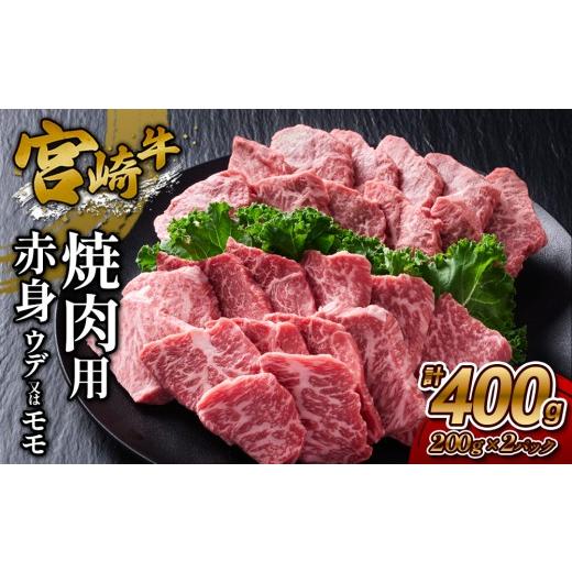ふるさと納税 牛肉 モモ 宮崎県 えびの市 2026年10月発送 宮崎牛 焼肉用(赤身) 400g 真空パック 2026年10月発送 宮崎牛 焼肉用(赤身) 400g