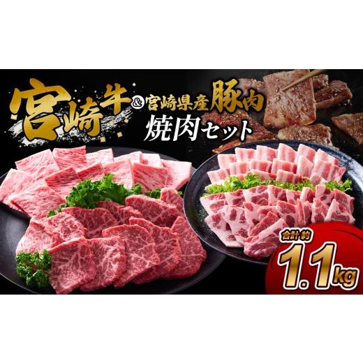 ふるさと納税 牛肉 モモ 宮崎県 えびの市 2026年10月発送 宮崎牛と宮崎県産豚の焼肉セット 計1.1kg(真空パック・小分け) 2026年10月発送 宮崎牛と宮崎県産…