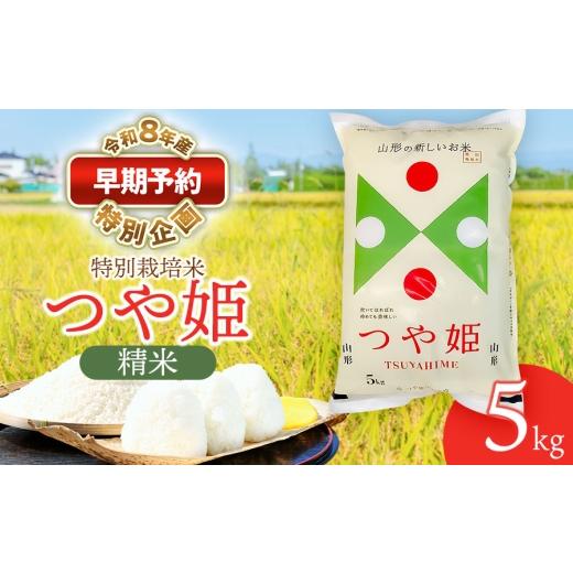 ふるさと納税 米 つや姫 山形県 鶴岡市 早期予約特別企画 令和8年産先行予約 特別栽培米 つや姫 精米 5kg (5kg×1袋) 山形県鶴岡産 鶴岡協同ファーム