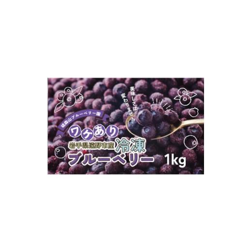ふるさと納税 果物類 岩手県 遠野市 訳あり 冷凍 ブルーベリー 1kg 岩手県遠野市 遠野食工房蔵 1583536