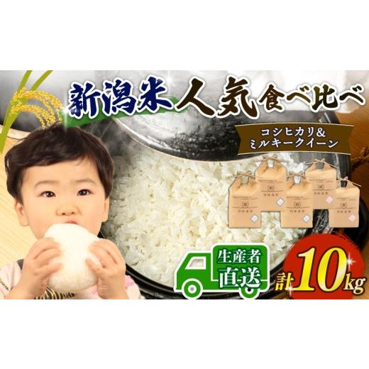ふるさと納税 米 コシヒカリ 新潟県 新発田市 先行予約 新米 計 10kg ( コシヒカリ ミルキークイーン ) 特別栽培米 コシヒカリ 6kg (2kg × 3袋) ミルキーク…