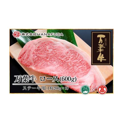 ふるさと納税 牛肉 ロース 鳥取県 南部町 AC24 HANAFUSA 万葉牛 ロースステーキセット(大山ブランド会)