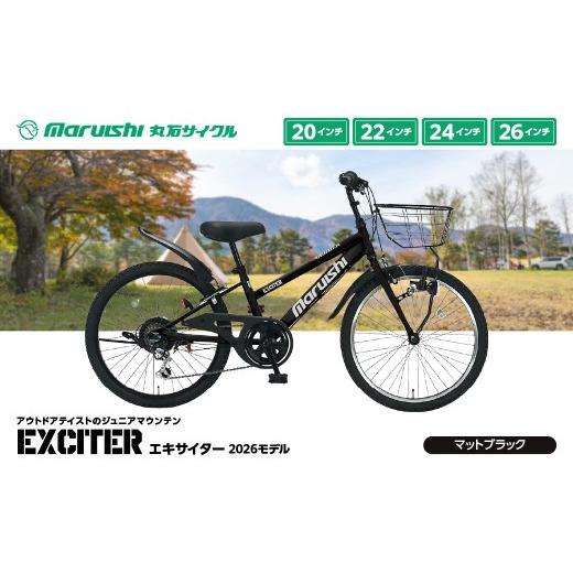 ふるさと納税 自転車 埼玉県 吉川市 120-003 エキサイター 2026モデル(丸石サイクル)マットブラック YSKR120-MBK マットブラック