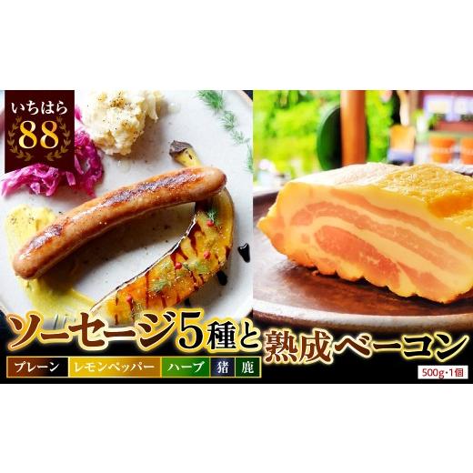 ふるさと納税 肉 ソーセージ 千葉県 市原市 時代家ソーセージ5種詰め合わせ+ベーコン約500g1個 時代家ソーセージ5種詰め合わせ+ベーコン約500g1個 寄附金…