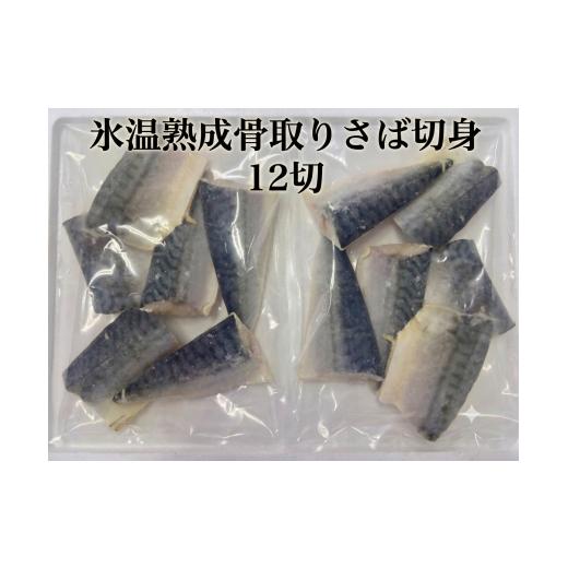 ふるさと納税 魚貝類 鳥取県 米子市 山陰大松 氷温熟成骨取り氷温甘塩さば切身12切 ?島屋選定品