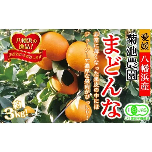ふるさと納税 みかん・柑橘類 愛媛県 八幡浜市 先行受付 JAS認証有機栽培 こんな柑橘初めてプルプル新食感「まどんな」約3kg D39-25 1044609