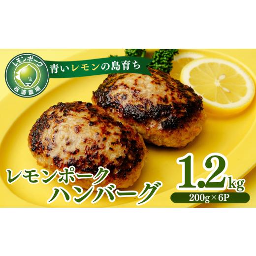 ふるさと納税 肉 ハンバーグ 愛媛県 上島町 配送エリア:北海道・沖縄 レモンポーク ハンバーグ 200g×2個×3P 合計1.2kg 豚肉 ハンバーグ 1200g 冷凍 おかず…