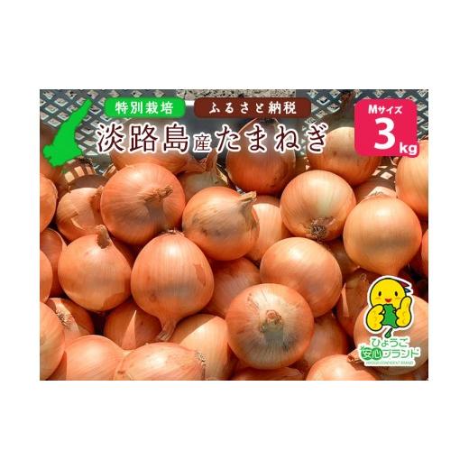 ふるさと納税 野菜類 玉ねぎ 兵庫県 南あわじ市 あさひサンファーム Mサイズ 3kg ひょうご安心ブランド 特別栽培 淡路島たまねぎ Mサイズ 3kg:14〜17玉 前後