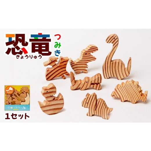 ふるさと納税 雑貨・日用品 玩具 福井県 敦賀市 恐竜つみき 福井の恐竜 木製 端材使用 ハンドメイド 知育玩具 積み木 国産 木のおもちゃ SDGs ギフト 098-a002…