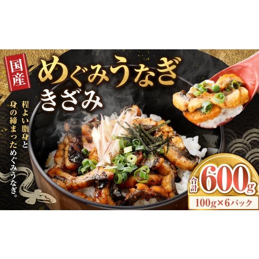 ふるさと納税 うなぎ 大阪府 熊取町 めぐみうなぎ きざみ 100g × 6パック 計600g うなぎ ウナギ 鰻 魚介類 おかず うな重 うな丼 丼 国産 大阪府産 冷凍