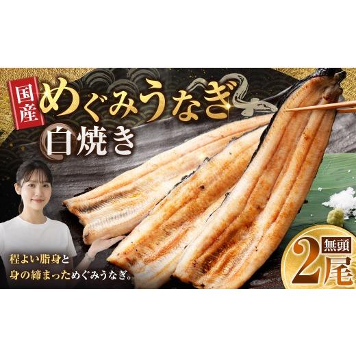 ふるさと納税 うなぎ 大阪府 熊取町 めぐみうなぎ 白焼き 2尾セット うなぎ ウナギ 鰻 魚介類 おかず うな重 うな丼 丼 国産 大阪府産 冷凍