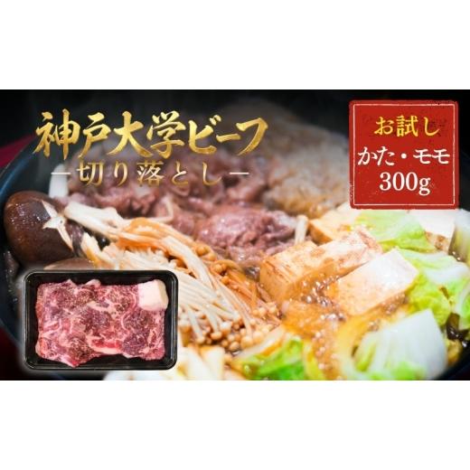 ふるさと納税 牛肉 モモ 兵庫県 加西市 神戸牛 神戸大学ビーフ 切り落とし お試し 300g かた モモ 神戸ビーフ 牛肉 お肉 肉 赤身 アウトドア キャンプ BBQ ブ…