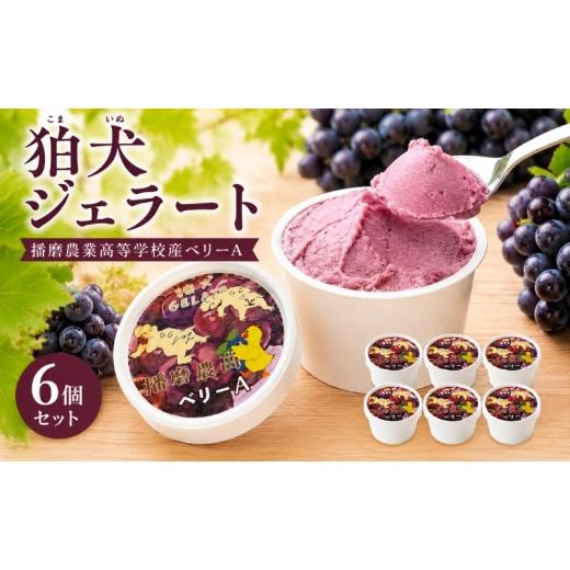 ふるさと納税 アイス・ヨーグルト ジェラート 兵庫県 加西市 ジェラート 狛犬ジェラート 播磨農業高等学校産 ぶどう ベリーA 6個セット アイス アイスクリーム…
