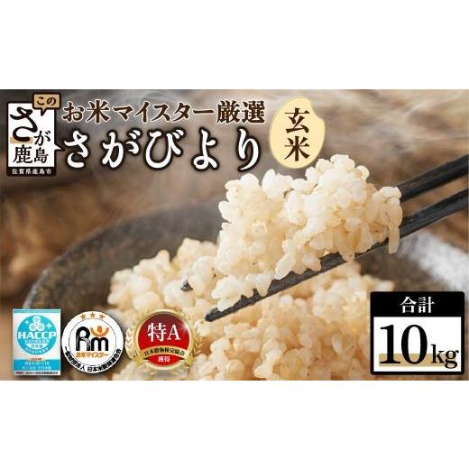 ふるさと納税 玄米 佐賀県 鹿島市 新米 予約受付 さがびより 10kg 佐賀県産 玄米 16年連続 特A評価 | 米 10kg 玄米 10kg 米 さがびより 特A 高評価 10キロ 人…
