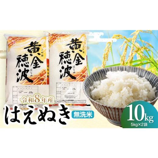 ふるさと納税 無洗米 山形県 鶴岡市 令和8年産 はえぬき 無洗米10kg(5kg×2袋) 山形県鶴岡市 らん工房 | 10キロ 米 お米 おこめ コメ こめ 食品 ご飯 ごはん …