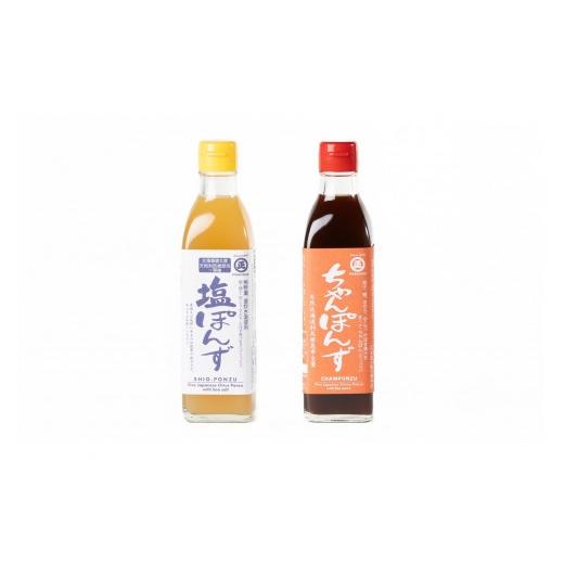 ふるさと納税 たれ・ドレッシング・酢 ポン酢 和歌山県 那智勝浦町 塩ぽんず・ちゃんぽんず 2本入セット[SJ16]