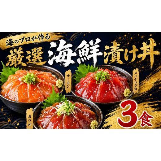 ふるさと納税 漬魚(味噌・粕等) 高知県 室戸市 漬け丼 80g×3パック 計240g 厳選 3種類 3食 セット かつお サーモン マグロ 天然 メバチマグロ 鰹 刺し身 鮮…