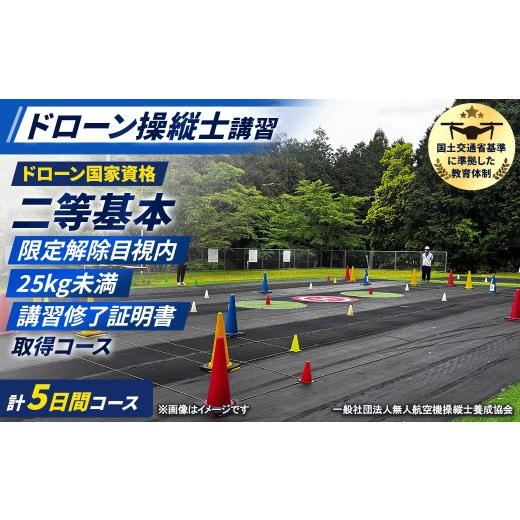 ふるさと納税 体験チケット 京都府 福知山市 ドローン国家資格(無人航空機操縦者技能証明)二等基本・限定解除目視内(モニター操縦対応)25kg未満(大型ドローン…