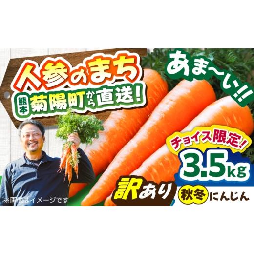 ふるさと納税 野菜類 人参 熊本県 菊陽町 先行予約 12月中旬より順次発送 訳あり (チョイス限定)菊陽秋冬にんじん 約3.5kg / にんじん 菊陽にんじん 西洋…