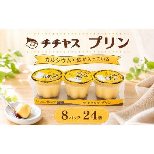 ふるさと納税 加工品等 愛媛県 松山市 チチヤスプリン 8パック24個 | プリン ぷりん 朝食 おやつ お菓子 お取り寄せ 愛媛県 松山市