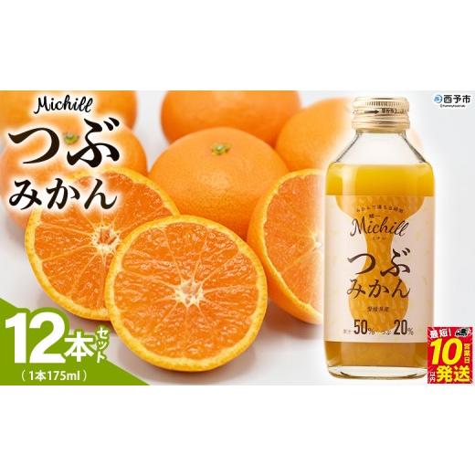 ふるさと納税 果汁飲料 みかん 愛媛県 西予市 Michill つぶみかん 175ml 12本 『最短10営業日以内に発送予定』愛媛県産 西宇和 つぶ入り ジュース 国産 みか…