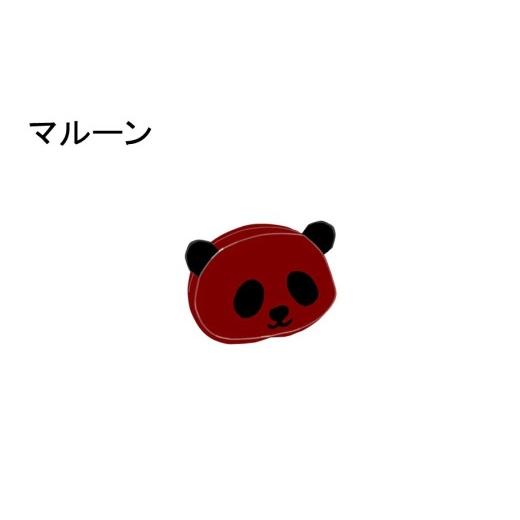 ふるさと納税 小物 大分県 国東市 クロッツバッグ 防水素材 パンダポーチS マルーン_2673R-3 マルーン