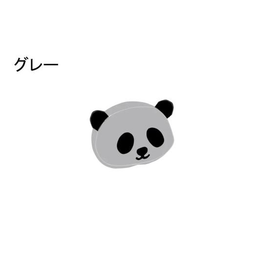 ふるさと納税 小物 大分県 国東市 クロッツバッグ 防水素材 パンダポーチS グレー_2673R-16 グレー