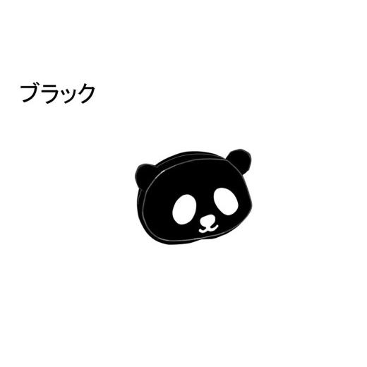 ふるさと納税 小物 大分県 国東市 クロッツバッグ 防水素材 パンダポーチS ブラック_2673R-18 ブラック