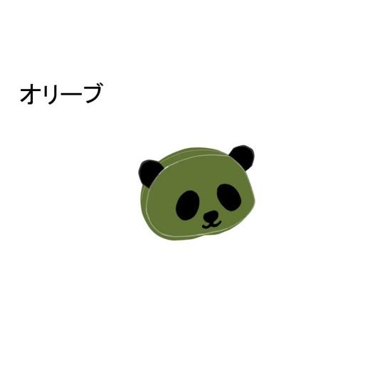 ふるさと納税 小物 大分県 国東市 クロッツバッグ 防水素材 パンダポーチS オリーブ_2673R-21 オリーブ